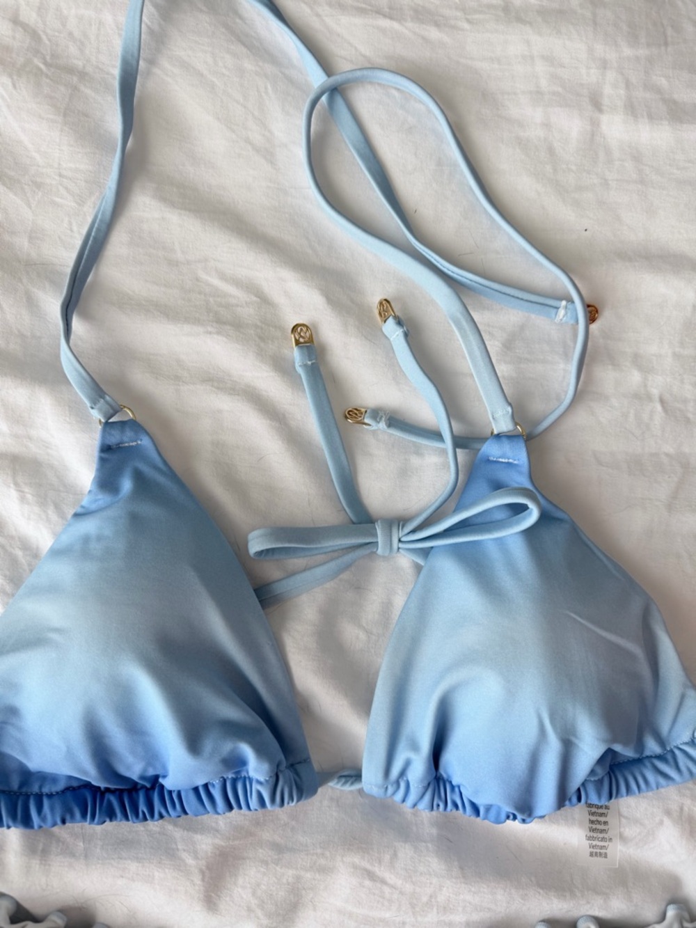 Victoria's Secret Light Blue Ombre TOP - Picture 2 of 3